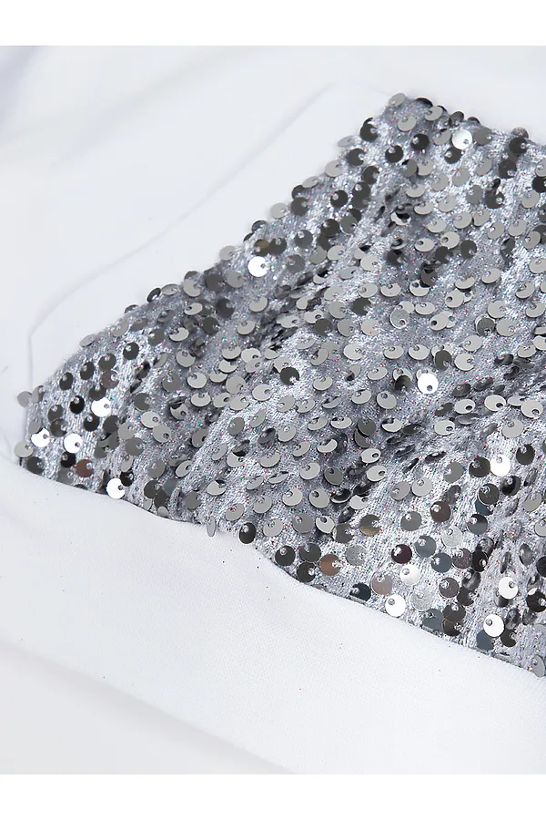 Худи NOTA BENE, белый,серебряный - фото 2