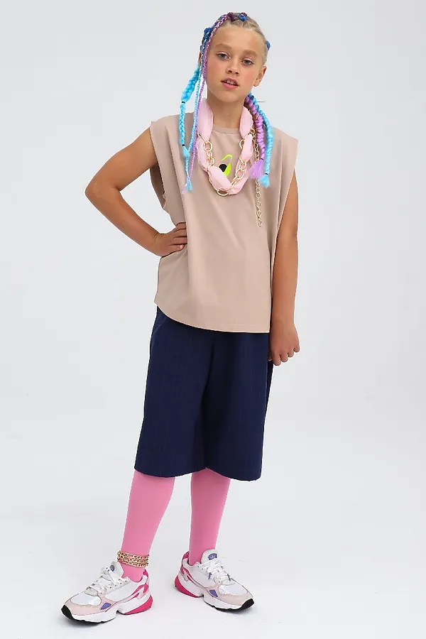 Шорты  NOTA BENE, синий,клетка - фото 2