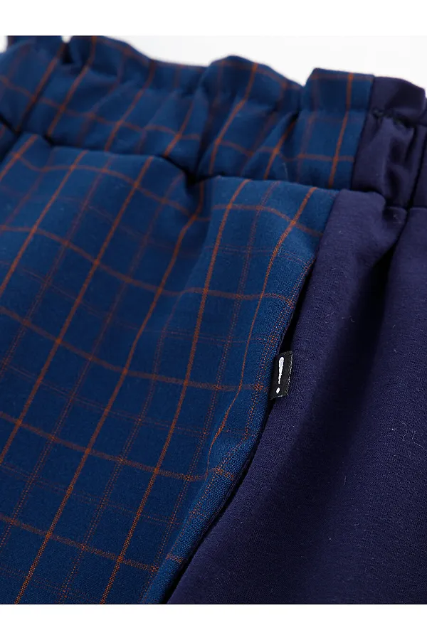 Шорты  NOTA BENE, синий,клетка - фото 2