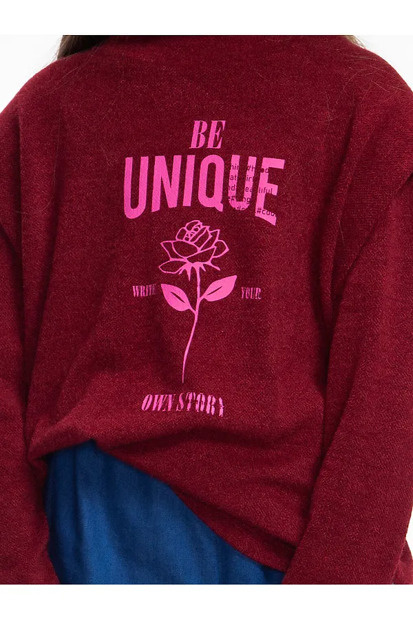 Свитшот NOTA BENE, винный - фото 2