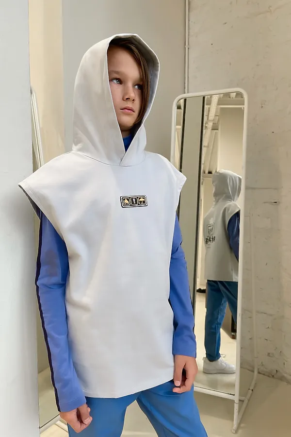 Жилет NOTA BENE, серый - фото 2