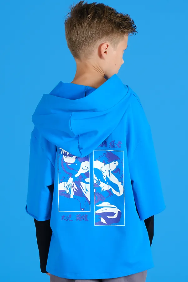 Худи NOTA BENE, васильковый - фото 2