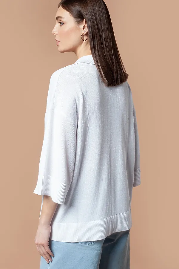 Джемпер поло VILATTE, молочный - фото 2