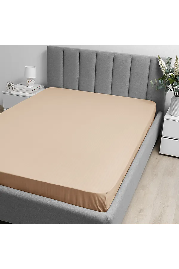 Простыня "Волшебная Ночь" На Резинке 200/200 Coffee cream NORDTEX, coffee cream - фото 2