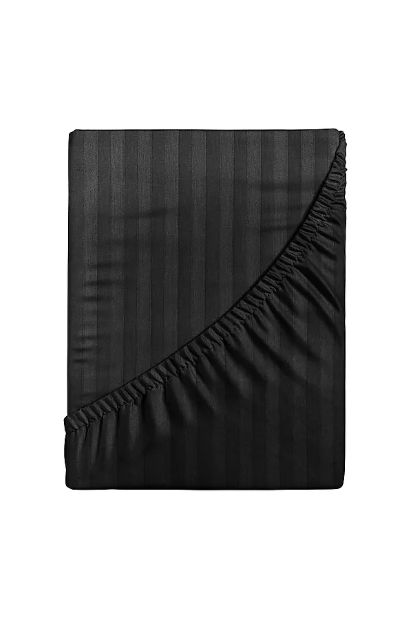 Простыня "Verossa" Stripe На Резинке 200/200 Black NORDTEX, black - фото 2