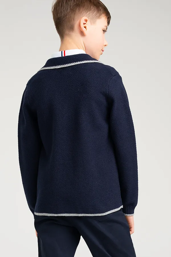 Кардиган PLAYTODAY, тёмно-синий - фото 2