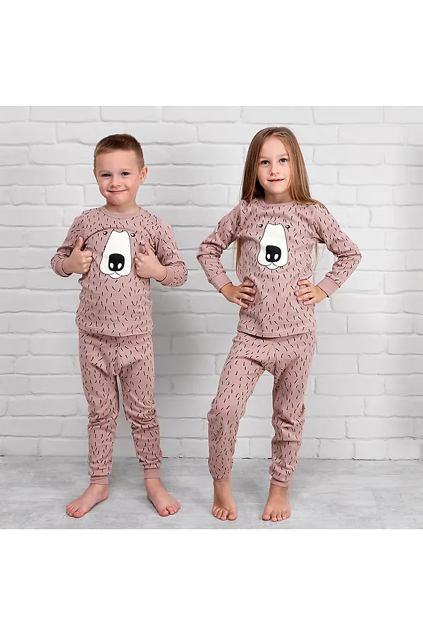 Пижама СОЛЬ&ПЕРЕЦ, светло-коричневый - фото 2