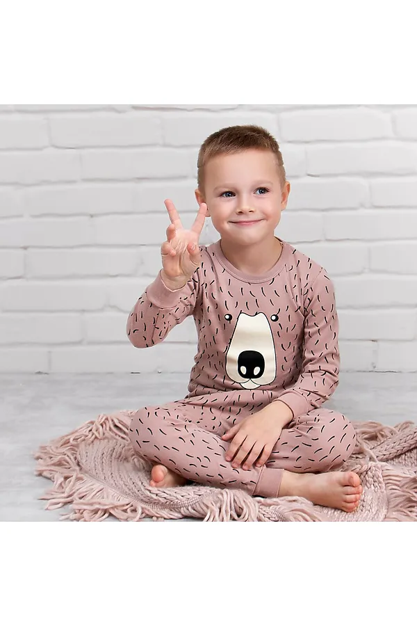 Пижама СОЛЬ&ПЕРЕЦ, светло-коричневый - фото 2