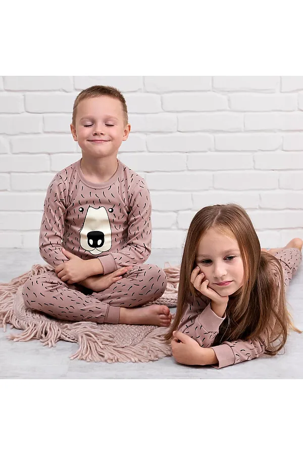 Пижама СОЛЬ&ПЕРЕЦ, светло-коричневый - фото 2