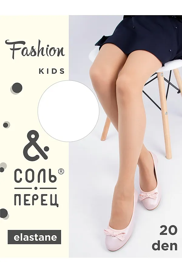 Колготки СОЛЬ&ПЕРЕЦ, белый - фото 2