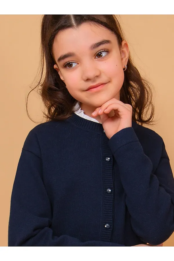 Кардиган СОЛЬ&ПЕРЕЦ, темно-синий - фото 2