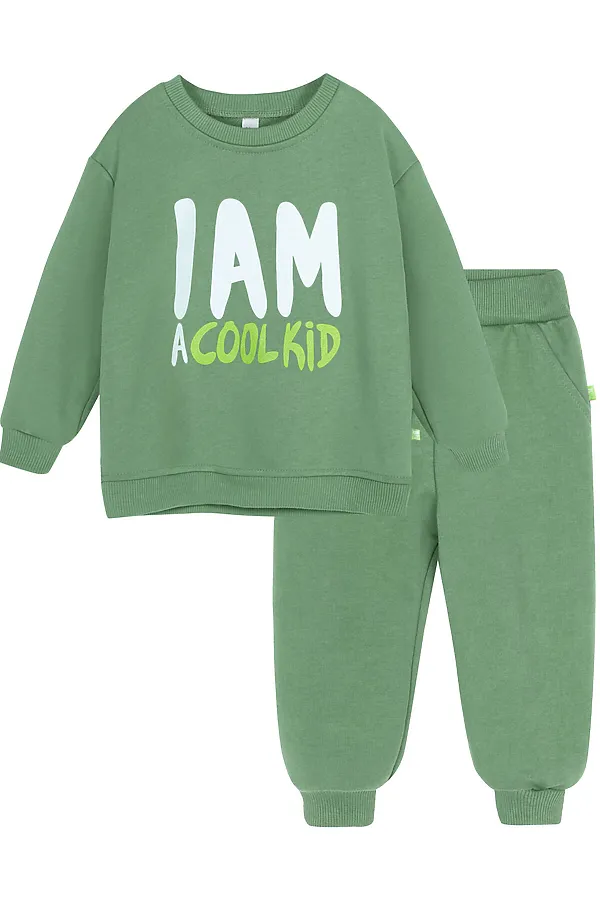 Костюм (Свитшот+Брюки) BOSSA NOVA, хаки - фото 2