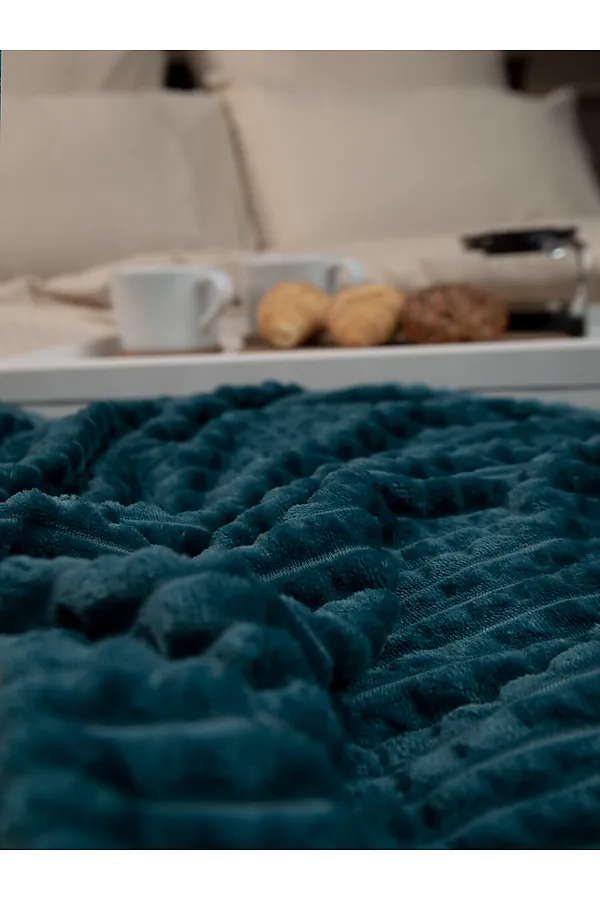 Плед AMORE MIO, морская волна - фото 2