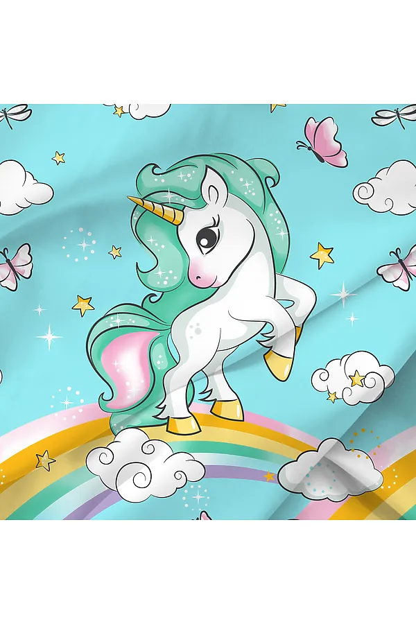 Комплект постельного белья "Волшебная Ночь" Junior 1,5СП Rainbow unicorn NORDTEX, rainbow unicorn - фото 2