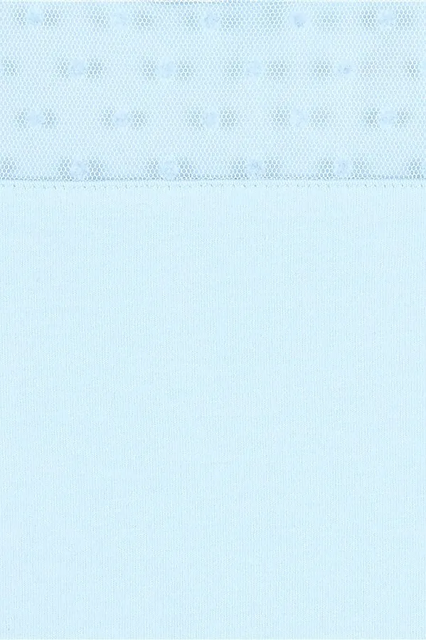 Водолазка  АПРЕЛЬ, светло-голубой109+голубой горох 6 на голубом - фото 2