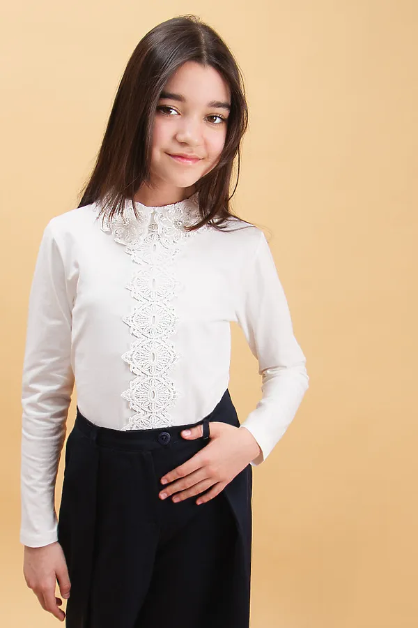 Блуза СОЛЬ&ПЕРЕЦ, кремовый - фото 2