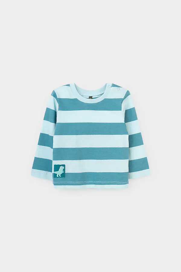 Джемпер  CROCKID SALE, холодный изумруд,полоска к390 - фото 2