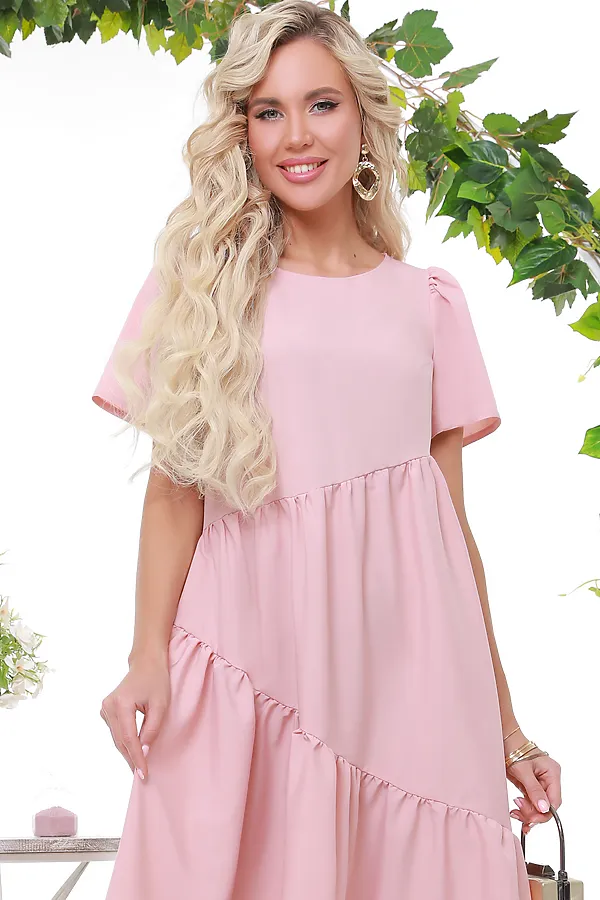 Платье DSTREND, персиковый - фото 2