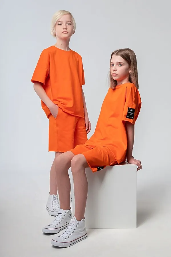 Костюм (Футболка+Шорты) BODO, апельсиновый - фото 2