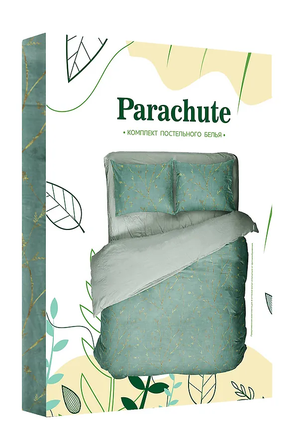 Комплект постельного белья "Parachute" Евро Flame mint NORDTEX, flame mint - фото 2