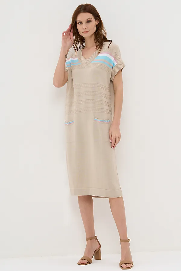 Платье NEWVAY, св.верба/тиффани/орхидея/белый - фото 2