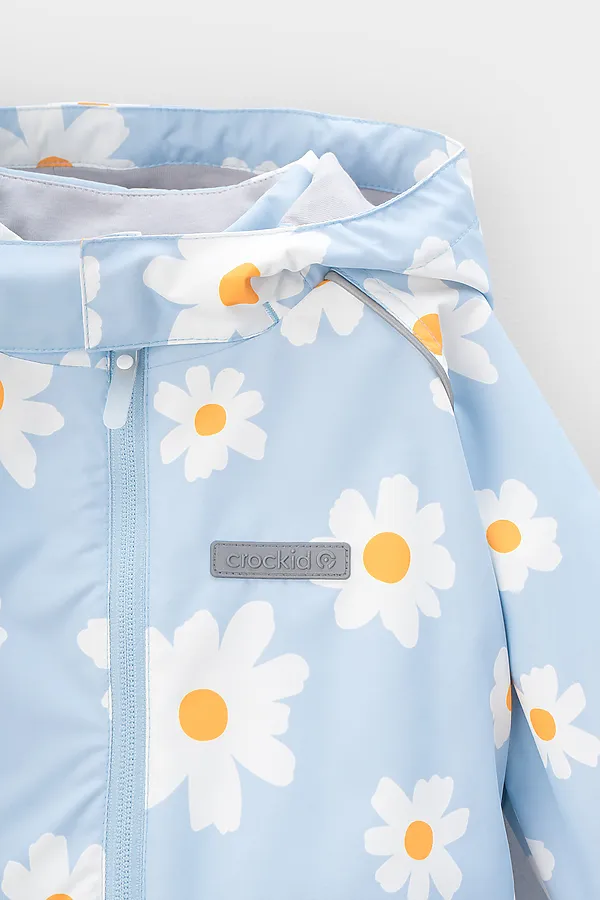 Комбинезон CROCKID, голубой,ромашки - фото 2