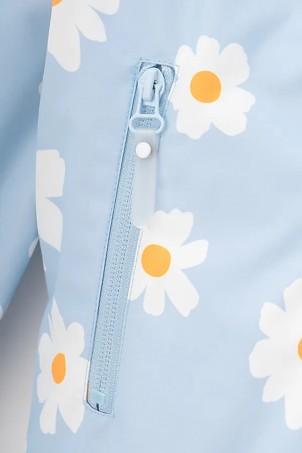 Комбинезон CROCKID, голубой,ромашки - фото 2