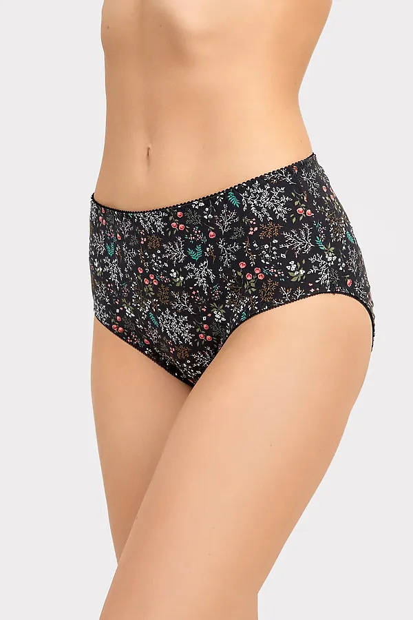 Трусы 2шт. MARK FORMELLE, цветочки на черном - фото 2