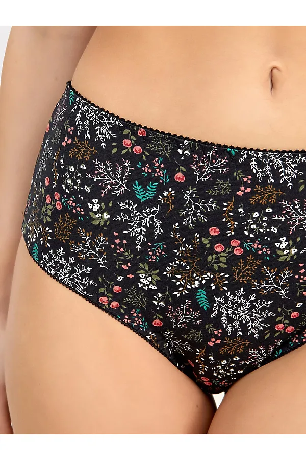 Трусы 2шт. MARK FORMELLE, цветочки на черном - фото 2