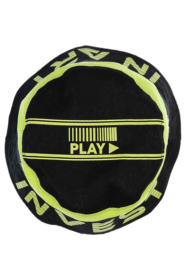 Панама PLAYTODAY, жёлтый,черный - фото 2