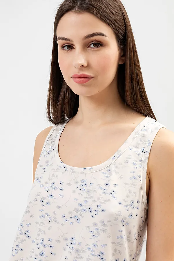 Пижама MARK FORMELLE, цветочный орнамент на молочном - фото 2