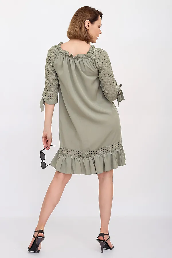Платье LIKA DRESS, хаки - фото 2