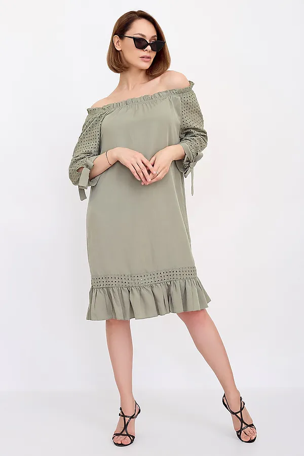Платье LIKA DRESS, хаки - фото 2