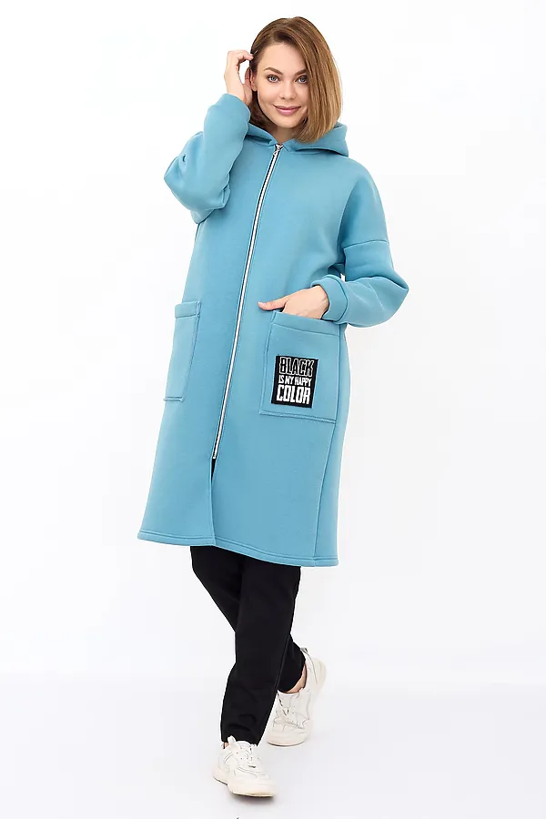 Толстовка LIKA DRESS, бирюзовый - фото 2
