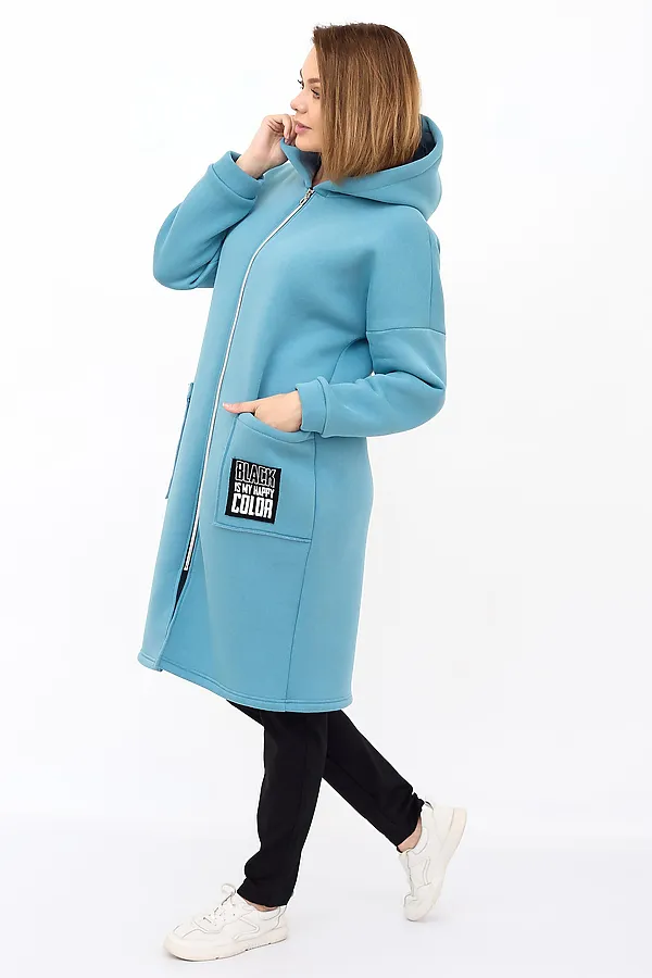 Толстовка LIKA DRESS, бирюзовый - фото 2