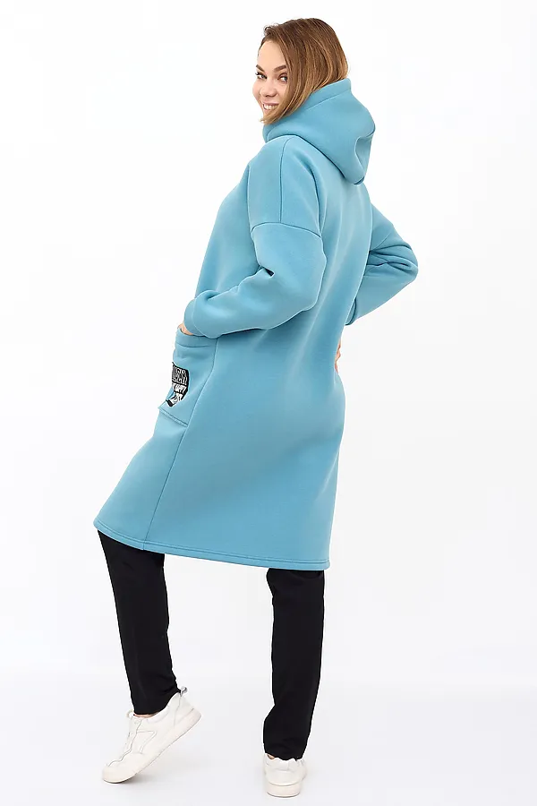Толстовка LIKA DRESS, бирюзовый - фото 2