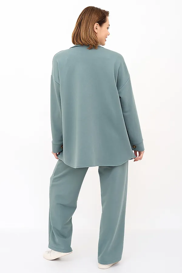 Костюм (Рубашка+Брюки) LIKA DRESS, хаки - фото 2