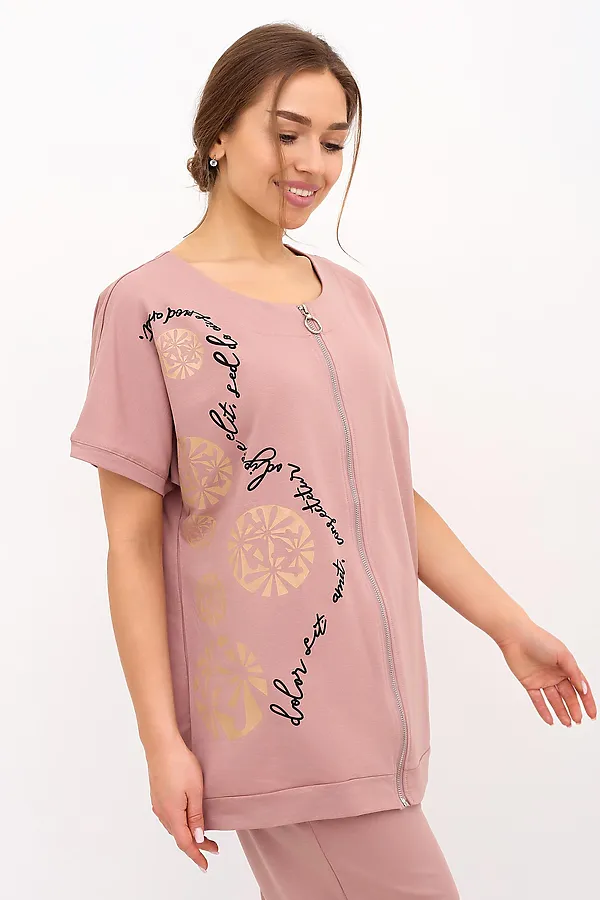 Костюм (Кофта+Брюки) LIKA DRESS, розовый - фото 2