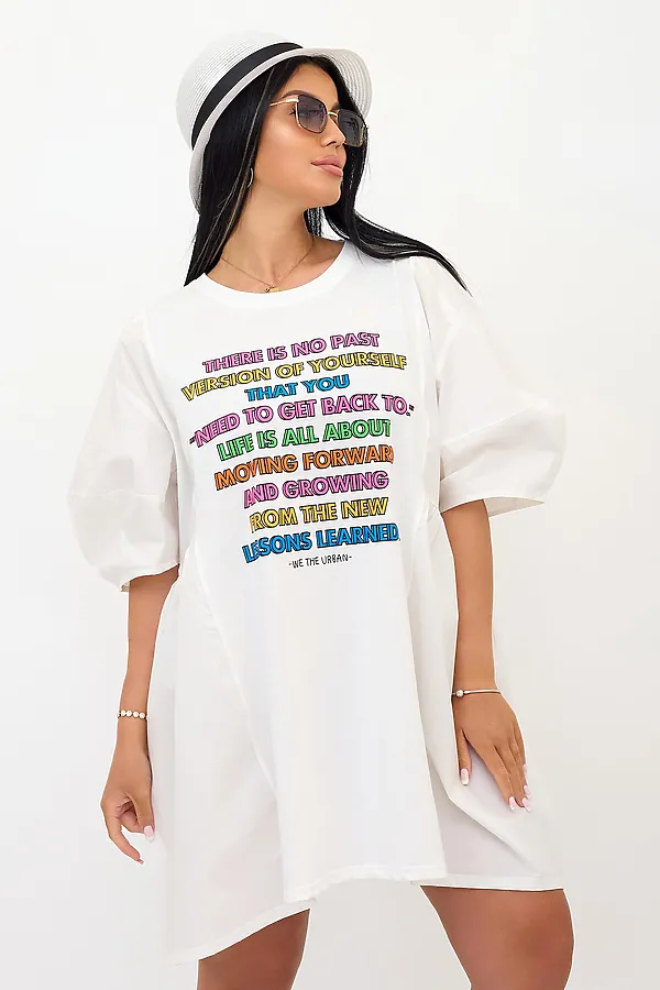Туника LIKA DRESS, белый - фото 2