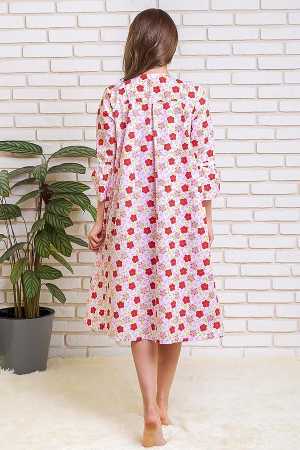 Комплект (Халат + Ночная сорочка) LIKA DRESS, мультиколор - фото 2
