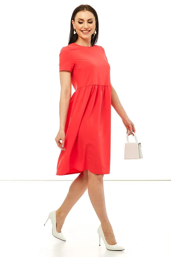 Платье LADY TAIGA, коралловый - фото 2