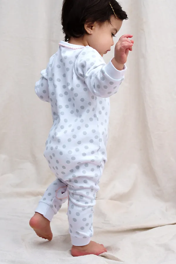 Комбинезон 2шт. PLAYTODAY, белый,светло-серый,светло-розовый - фото 2