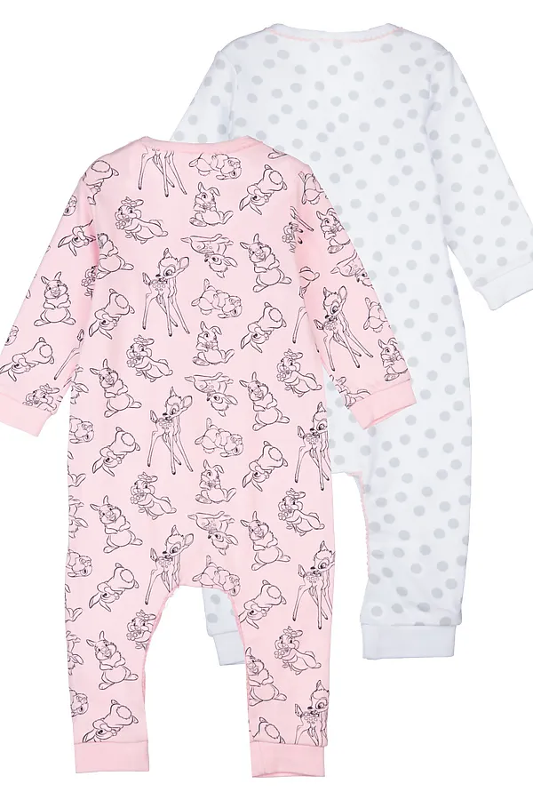 Комбинезон 2шт. PLAYTODAY, белый,светло-серый,светло-розовый - фото 2