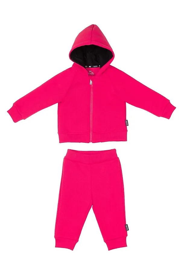 Костюм (Толстовка+Брюки) BODO, малиновый - фото 2