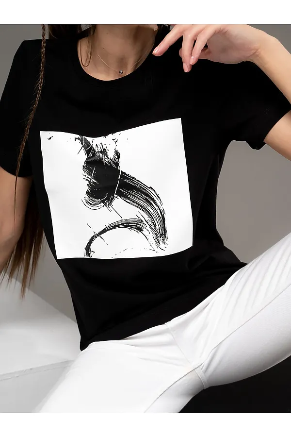 Футболка FIFTYPATES, черный/серый - фото 2