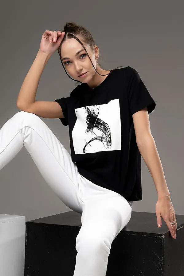 Футболка FIFTYPATES, черный/серый - фото 2