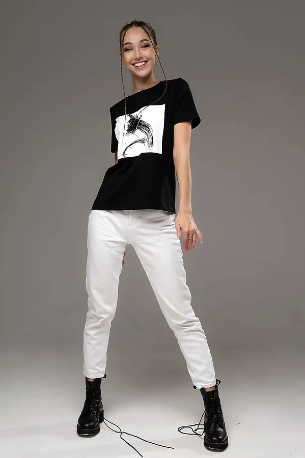 Футболка FIFTYPATES, черный/серый - фото 2