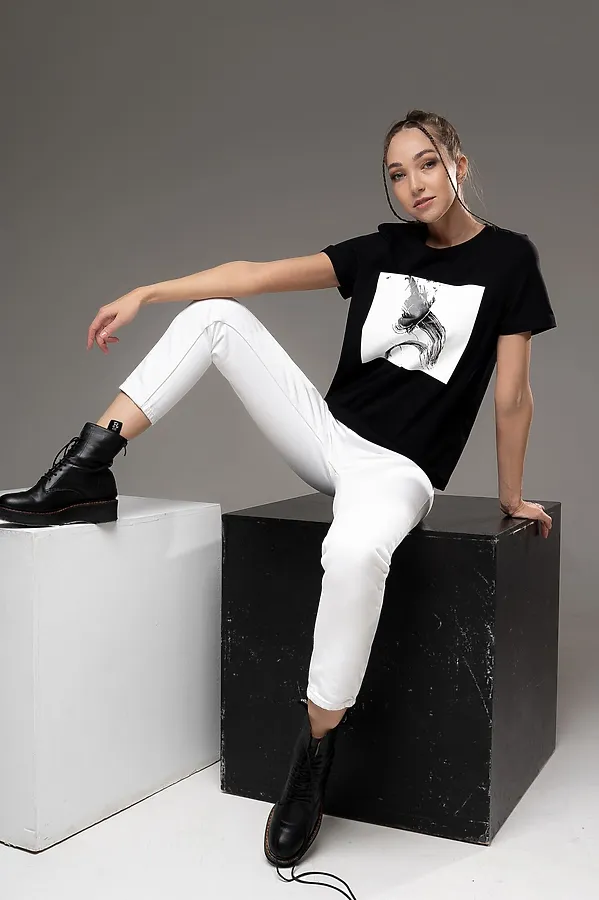 Футболка FIFTYPATES, черный/серый - фото 2