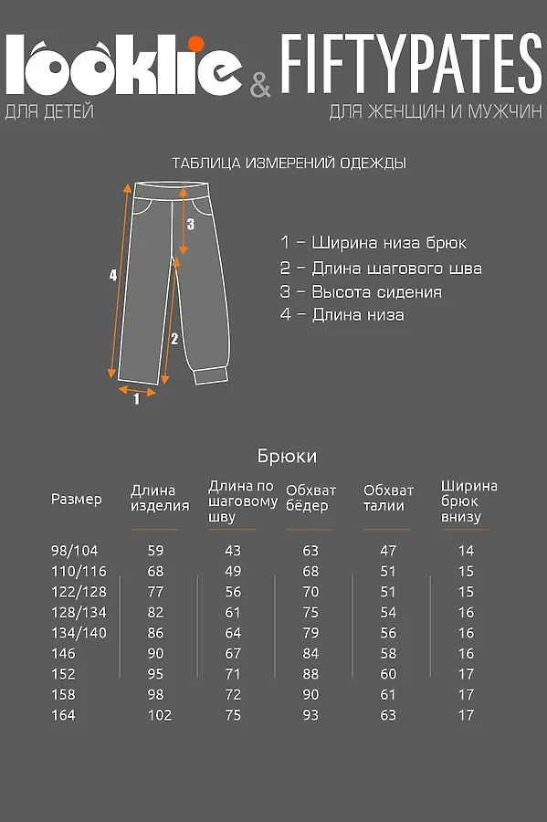 Брюки LOOKLIE, темно-синий - фото 2