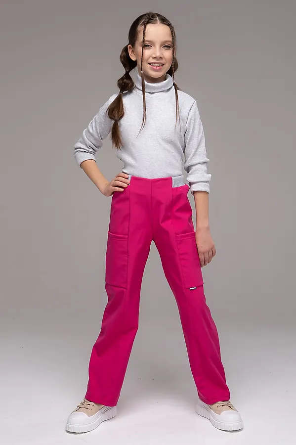 Брюки LOOKLIE, фуксия - фото 2